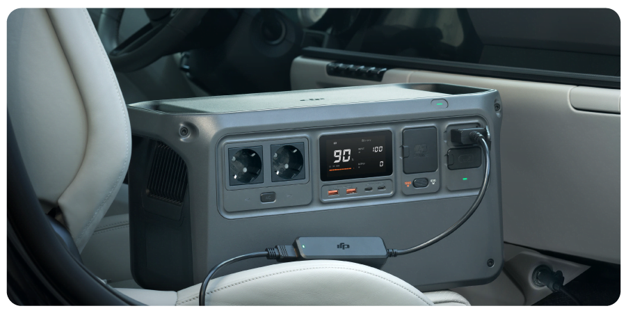 Priză de Alimentare DJI Power Car la Cablu de Alimentare SDC (12V/24V)